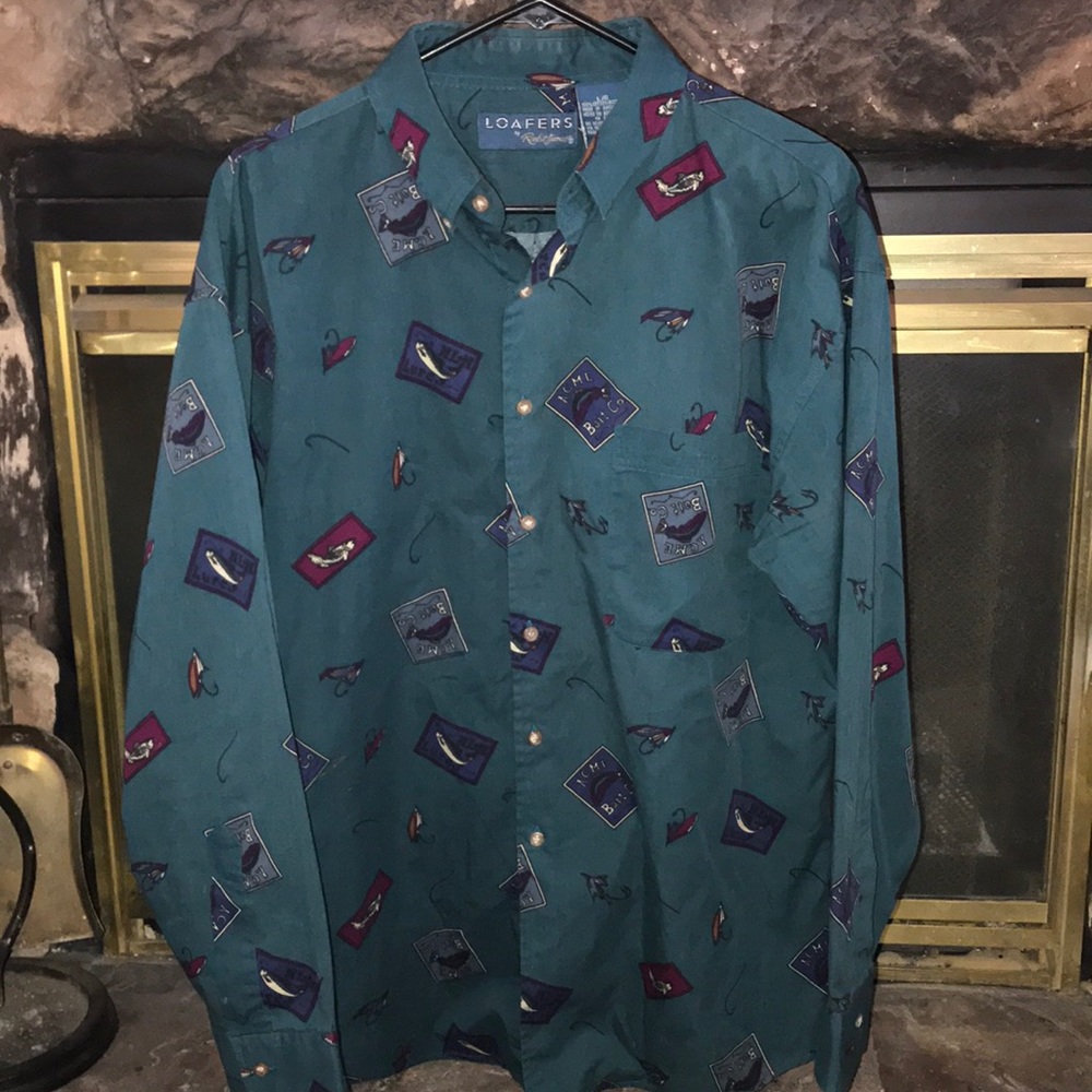 Loafers Button Up Shirt